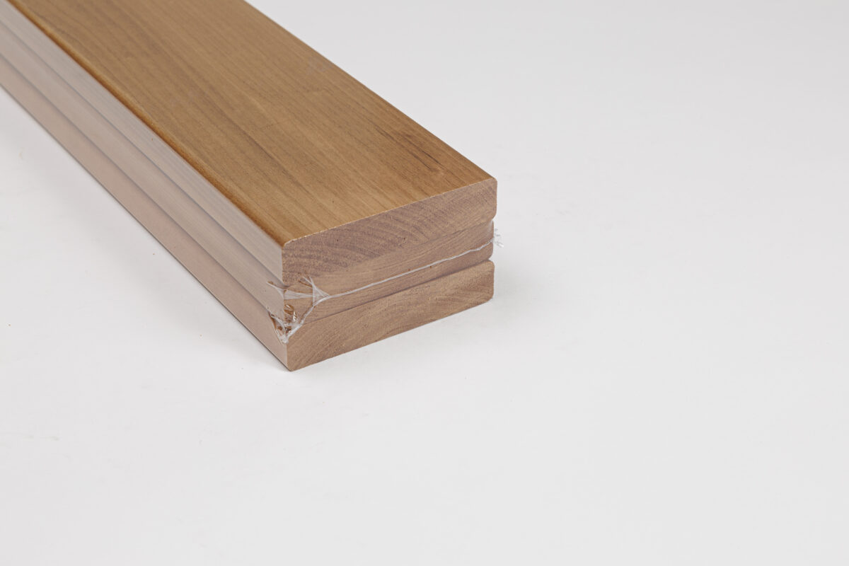 Sauna bench boards,Thermo Aspen, SHP, 28×140, B sort - Image 2