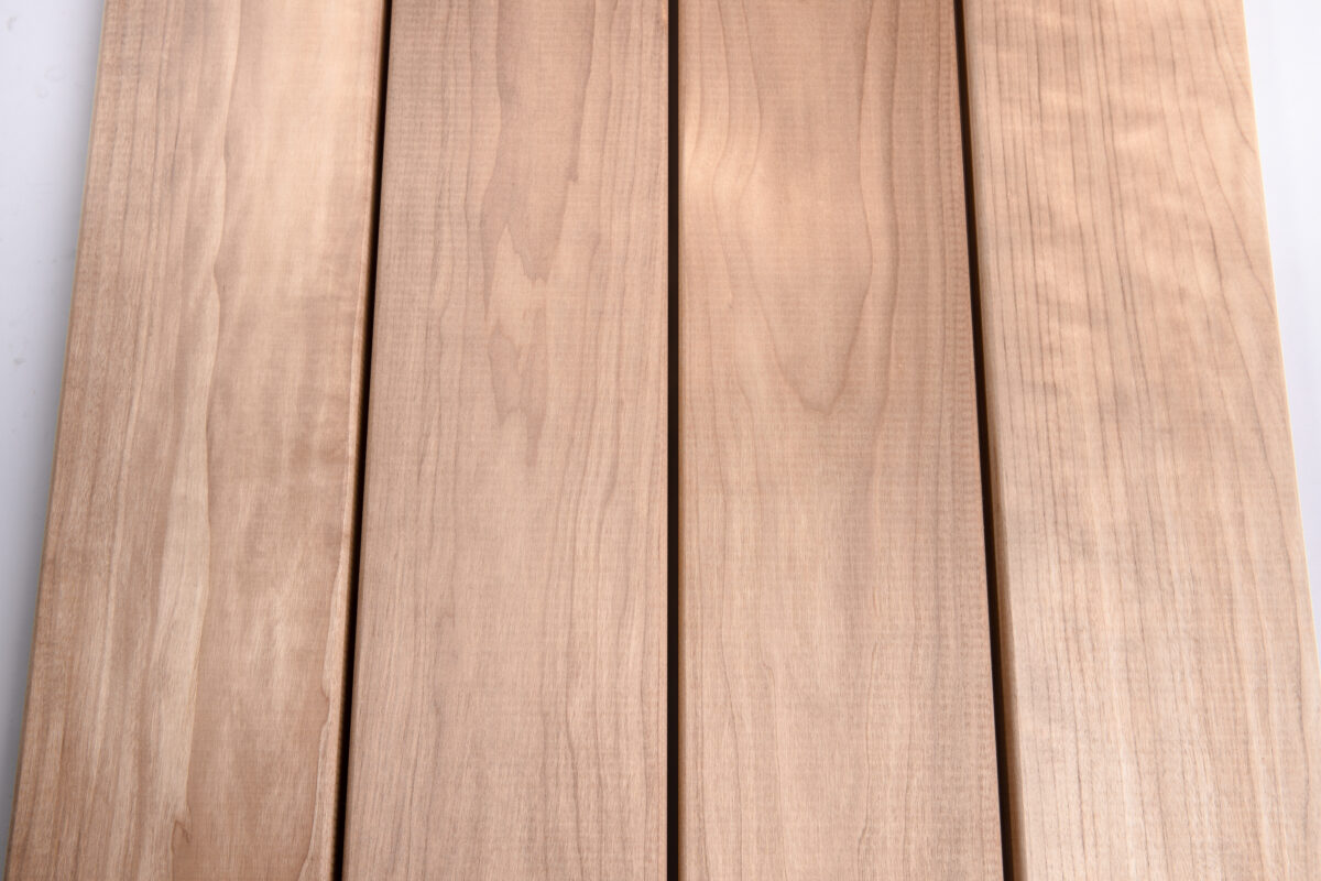 Sauna bench boards,Thermo Aspen, SHP, 28×90, B sort - Image 3