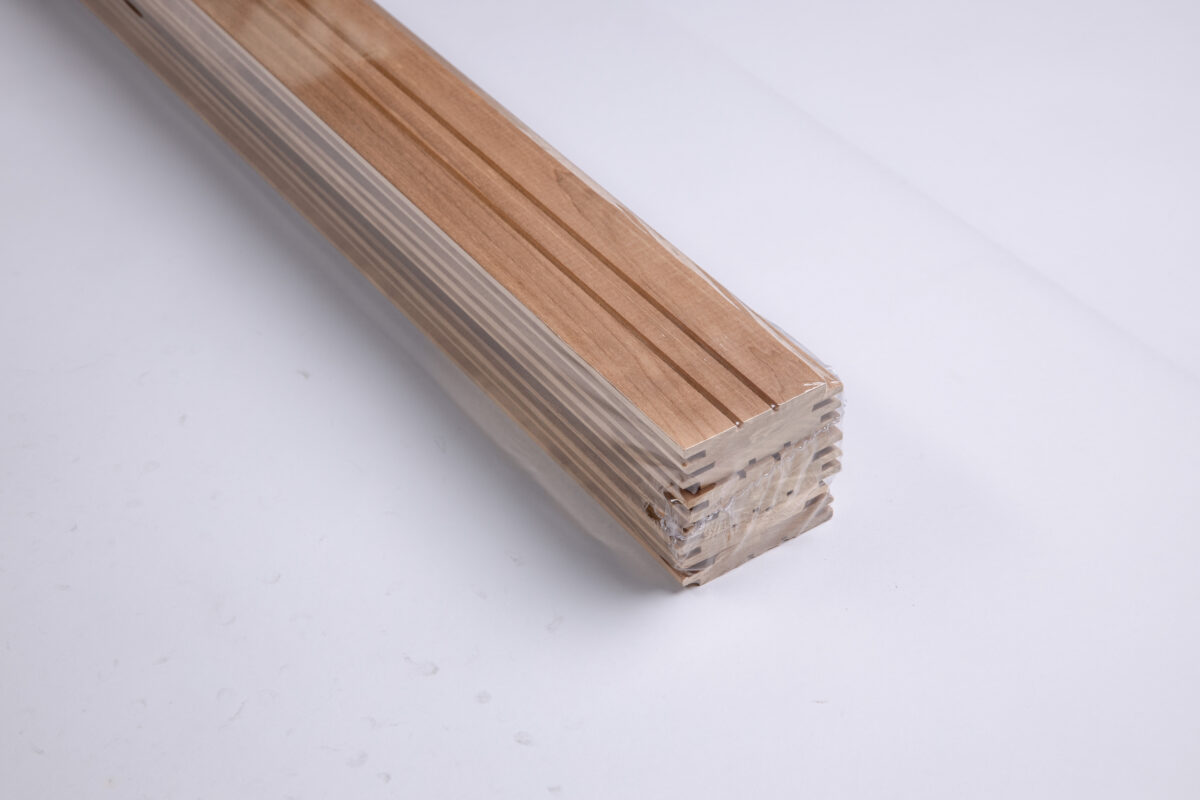 Sauna wall panels, Thermo Aspen, STP, 15×90, A sort - Image 3