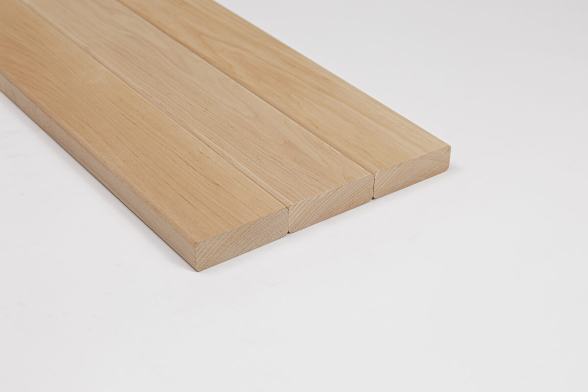 Sauna bench boards, Alder, SHP, 28×90, B sort - Image 3